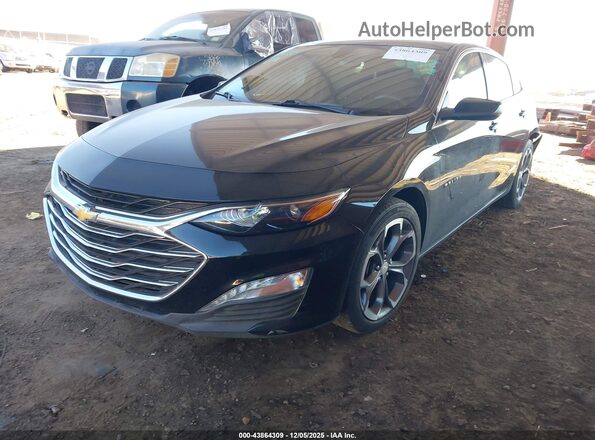 1G1ZD5ST6NF102979 2022 CHEVROLET MALIBU Black Առջևի ձախ երեք քառորդ տեսարան