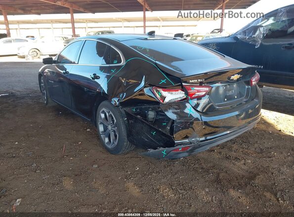 1G1ZD5ST6NF102979 2022 CHEVROLET MALIBU Black Հետևի ձախ