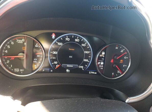 1G1ZE5ST8SF122353 2025 CHEVROLET MALIBU Black Widok zestawu wskaźników