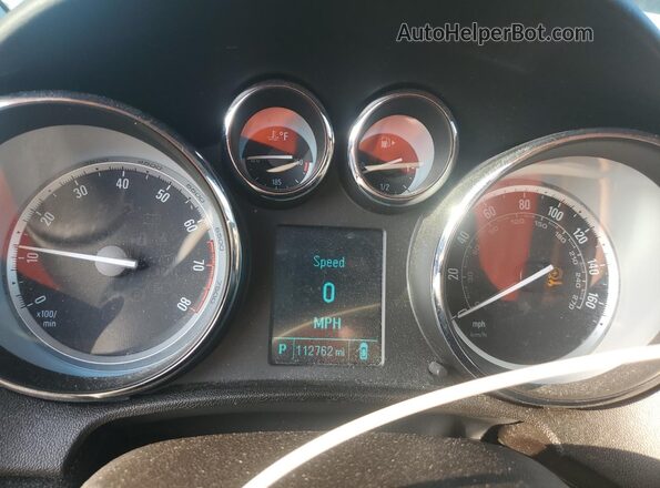 1G4PR5SK5H4101826 2017 BUICK VERANO Черный Вид щитка приборов