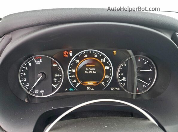 1G4ZP5SS4KU127503 2019 BUICK LACROSSE Серый Вид щитка приборов