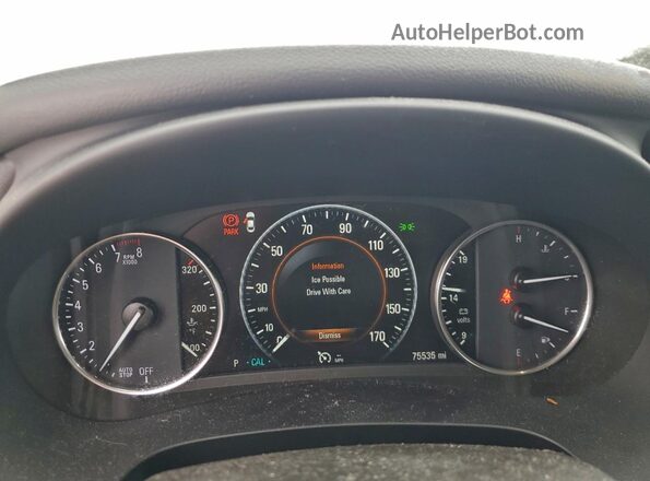 1G4ZR5SS5KU118481 2019 BUICK LACROSSE Серебряный Вид щитка приборов