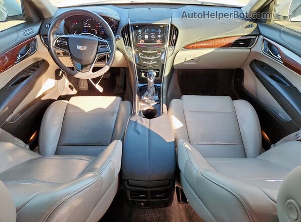 1G6AB5RX3G0104944 2016 CADILLAC ATS White Vista del salpicadero