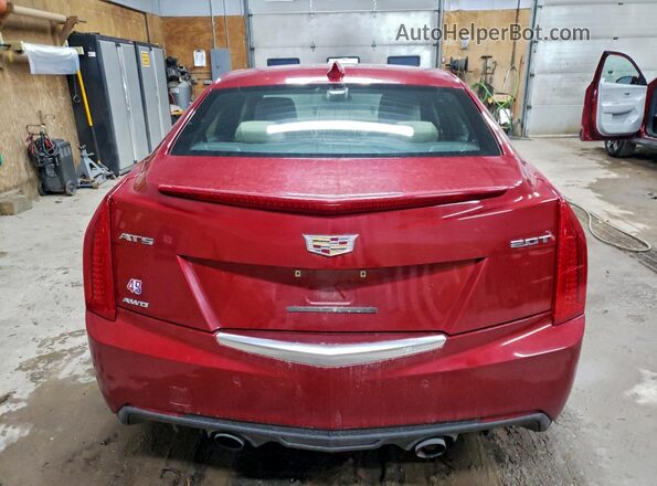 1G6AF5RX7J0152510 2018 CADILLAC ATS Red Rear view
