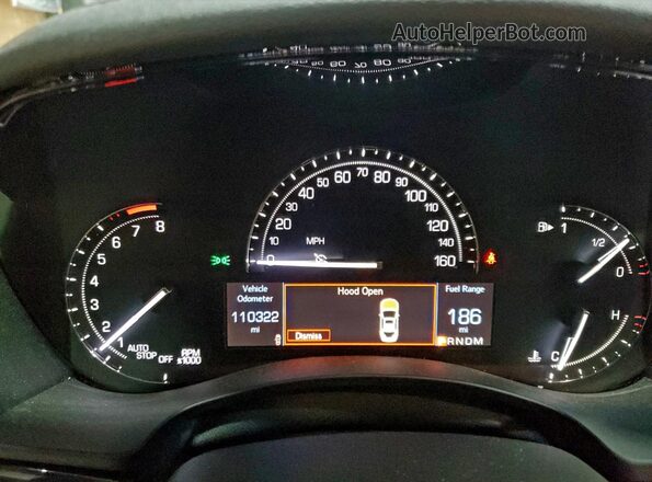 1G6AF5RX7J0152510 2018 CADILLAC ATS Red Instrument cluster view