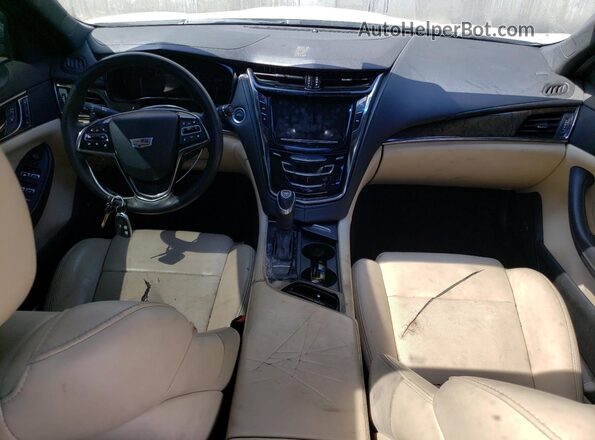 1G6AR5SS2J0129951 2018 CADILLAC CTS Белый Вид панели приборов