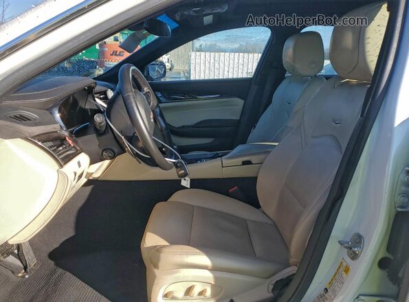 1G6AR5SX4H0145977 2017 CADILLAC CTS Белый Вид салона спереди