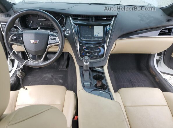 1G6AX5SS3K0143154 2019 CADILLAC CTS Белый Вид панели приборов