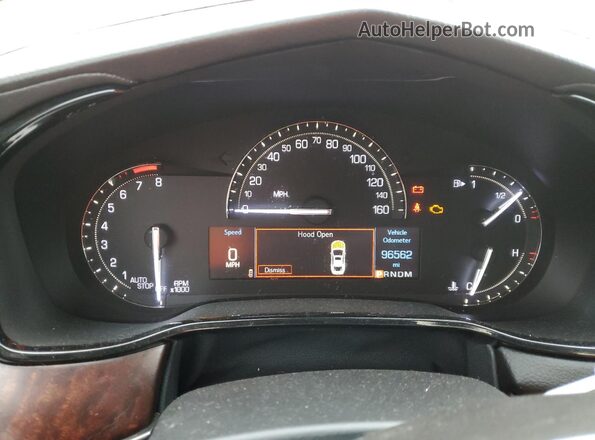 1G6AX5SS5H0216274 2017 CADILLAC CTS Silver Widok zestawu wskaźników