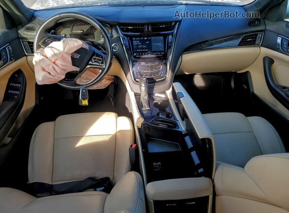 1G6AX5SS8K0133722 2019 CADILLAC CTS White Widok deski rozdzielczej