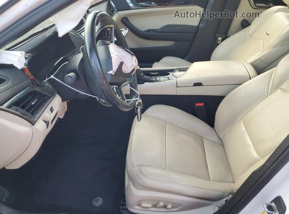 1G6AX5SS9K0134362 2019 CADILLAC CTS Белый Вид салона спереди