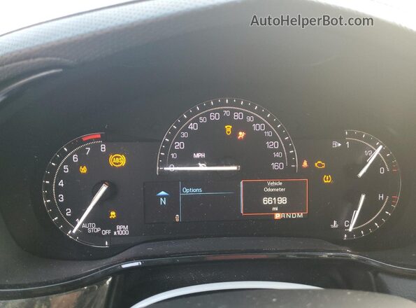 1G6AX5SS9K0134362 2019 CADILLAC CTS Белый Вид щитка приборов