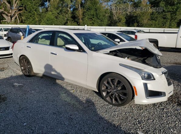 1G6AX5SS9K0134362 2019 CADILLAC CTS Белый Передняя правая четверть