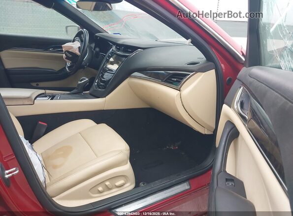1G6AX5SX1K0122475 2019 CADILLAC CTS Красный Вид салона спереди