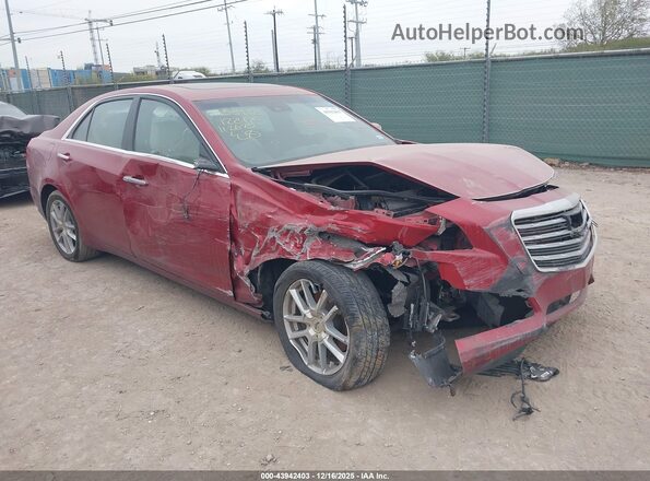 1G6AX5SX1K0122475 2019 CADILLAC CTS Красный Передняя правая четверть