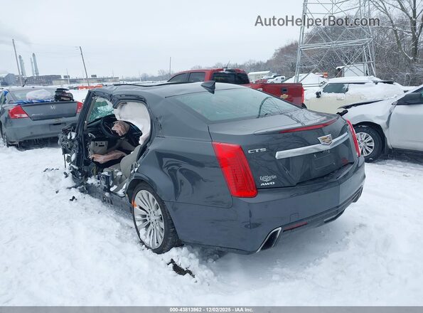 1G6AX5SX8H0158267 2017 CADILLAC CTS Серый Задняя левая четверть