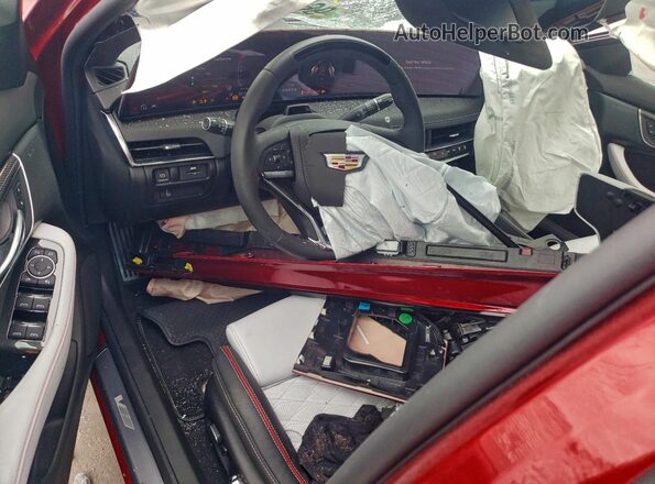 1G6D35R63T0810064 2026 CADILLAC CT5 Red Widok deski rozdzielczej