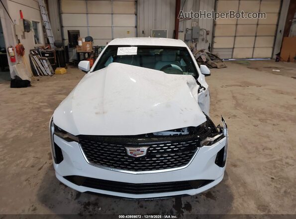 1G6DA5RKXM0135284 2021 CADILLAC CT4 White Widok zestawu wskaźników