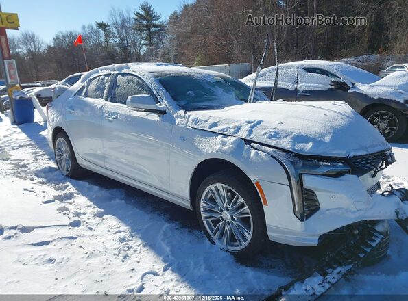 1G6DB5RK1P0114518 2023 CADILLAC CT4 Белый Передняя правая четверть