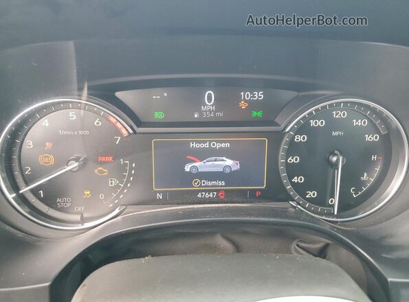1G6DB5RK4P0131202 2023 CADILLAC CT4 Blue Widok zestawu wskaźników