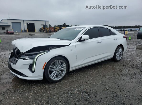 1G6DB5RK7M0145641 2021 CADILLAC CT4 Белый Передняя левая четверть