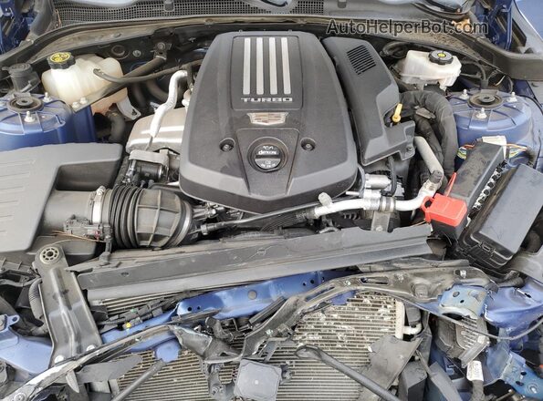 1G6DB5RL4L0123376 2020 CADILLAC CT4 Синий Вид задней части салона
