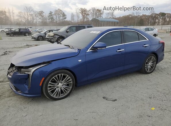1G6DB5RL4L0123376 2020 CADILLAC CT4 Синий Передняя левая четверть