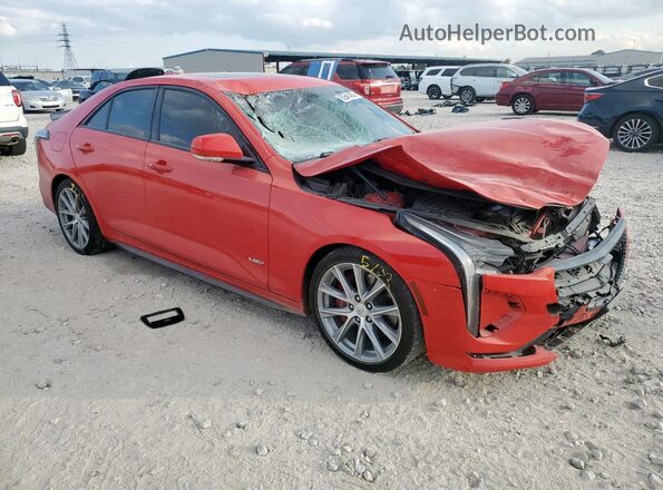 1G6DD5RL5M0146208 2021 CADILLAC CT4 Красный Передняя правая четверть