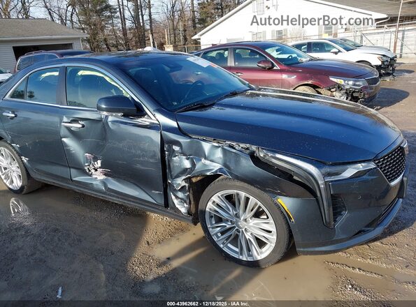 1G6DF5RK5M0134058 2021 CADILLAC CT4 Blue Front view