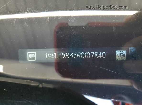 1G6DF5RK5R0107840 2024 CADILLAC CT4 White Widok naklejki z numerem VIN