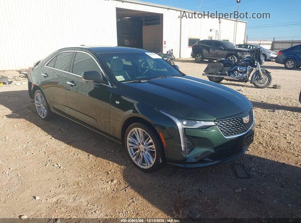 1G6DF5RK6M0107290 2021 CADILLAC CT4 Green Передня права чверть