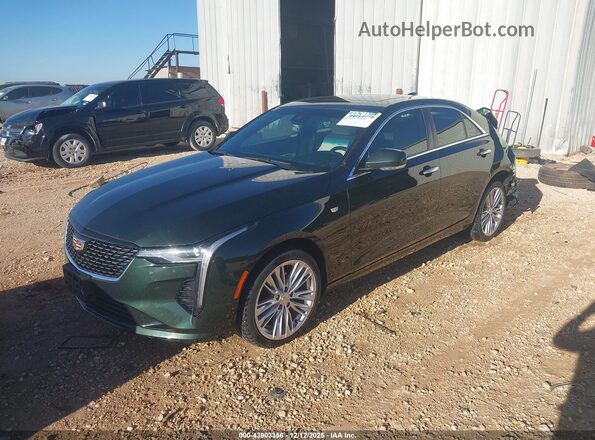 1G6DF5RK6M0107290 2021 CADILLAC CT4 Green Передня ліва чверть