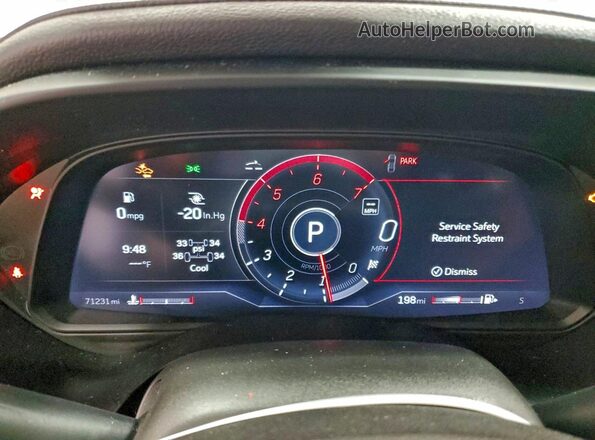 1G6DF5RL9M0130930 2021 CADILLAC CT4 White Vista del cuadro de instrumentos
