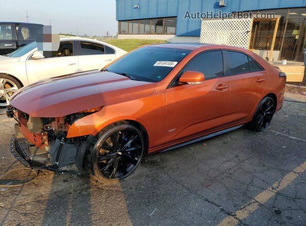 1G6DH5RL8N0121633 2022 CADILLAC CT4 Оранжевый Передняя левая четверть