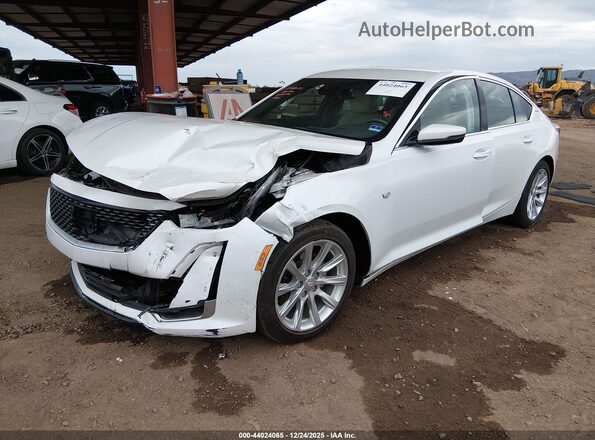 1G6DM5RK6P0104805 2023 CADILLAC CT5 Белый Передняя левая четверть