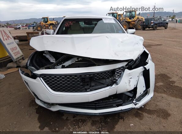 1G6DM5RK6P0104805 2023 CADILLAC CT5 Белый Вид панели приборов