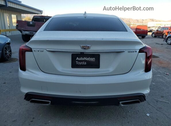 1G6DM5RK7L0124507 2020 CADILLAC CT5 White უკანა ხედი