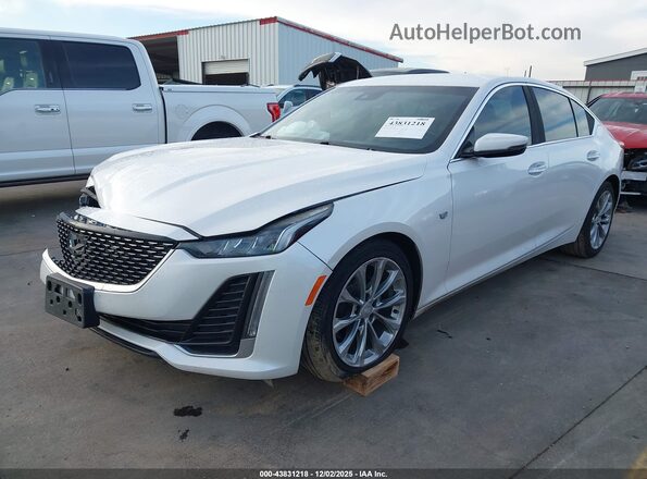 1G6DN5RK6L0149363 2020 CADILLAC CT5 Белый Передняя левая четверть