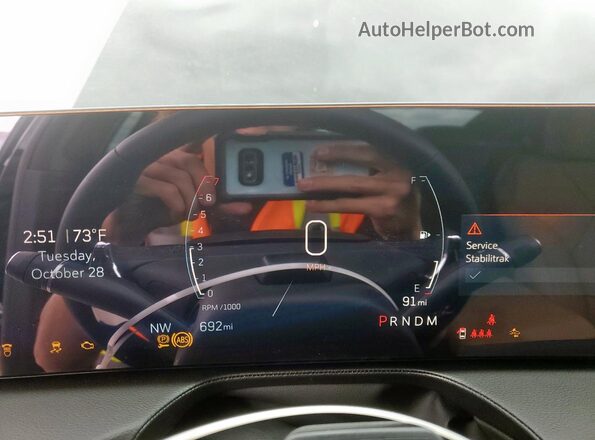 1G6DN5RW0T0103076 2026 CADILLAC CT5 Black Widok zestawu wskaźników