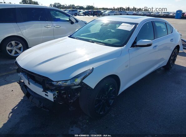 1G6DN5RW8M0143259 2021 CADILLAC CT5 Белый Передняя левая четверть