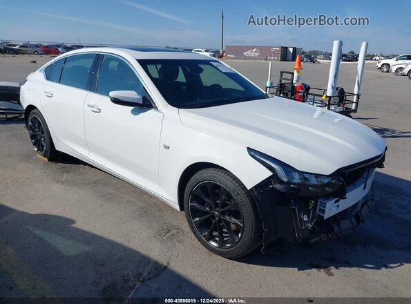 1G6DN5RW8M0143259 2021 CADILLAC CT5 Белый Передняя правая четверть
