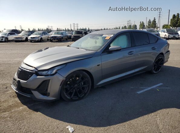1G6DP5RK4M0119189 2021 CADILLAC CT5 Серый Передняя левая четверть