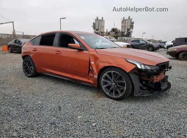 1G6DP5RK5N0135208 2022 CADILLAC CT5 Оранжевый Передняя правая четверть