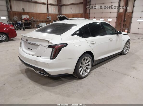 1G6DP5RKXM0113476 2021 CADILLAC CT5 Белый Задняя правая четверть