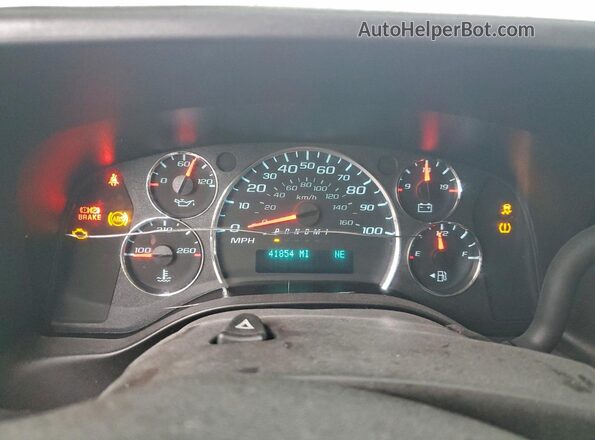 1GAZGNFP2N1189121 2022 CHEVROLET EXPRESS Белый Вид щитка приборов