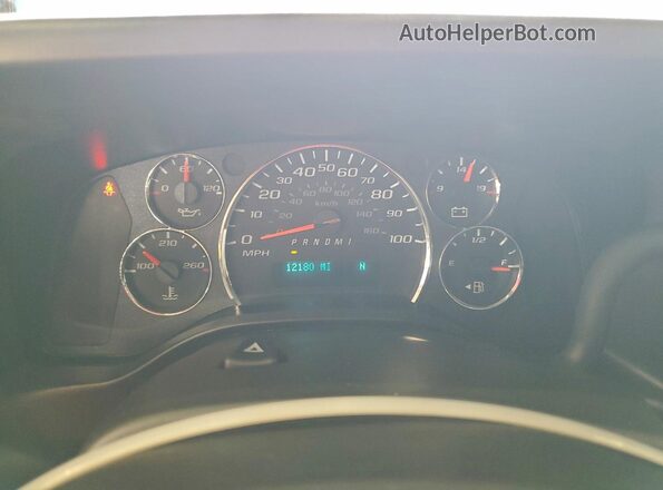 1GAZGPFP9S1218881 2025 CHEVROLET EXPRESS White Вид щитка приладів