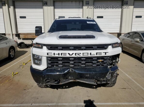 1GC4YME70MF145274 2021 CHEVROLET SILVERADO Белый Вид спереди