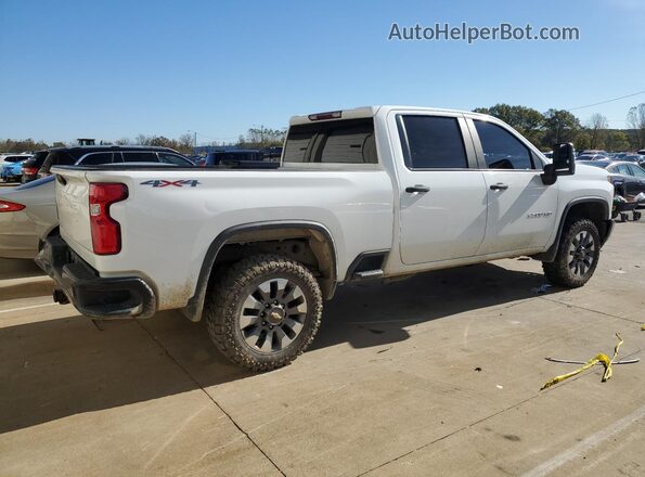 1GC4YME70MF145274 2021 CHEVROLET SILVERADO Белый Задняя правая четверть