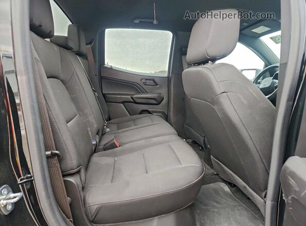 1GCGSBEC7P1262805 2023 CHEVROLET COLORADO Black Widok tylnych siedzeń
