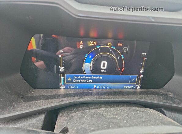 1GCGSBEC7P1262805 2023 CHEVROLET COLORADO Black Widok zestawu wskaźników